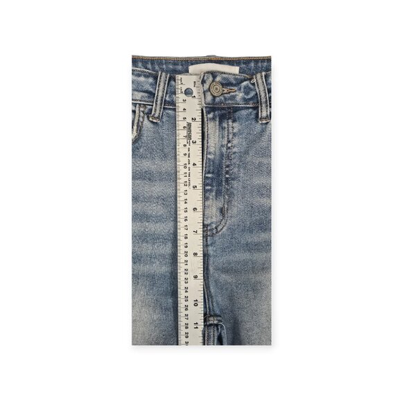 🛍️ Vervet High-Rise Distressed Straight Cropped Jeans - Women's 28 - Picture 4 of 14